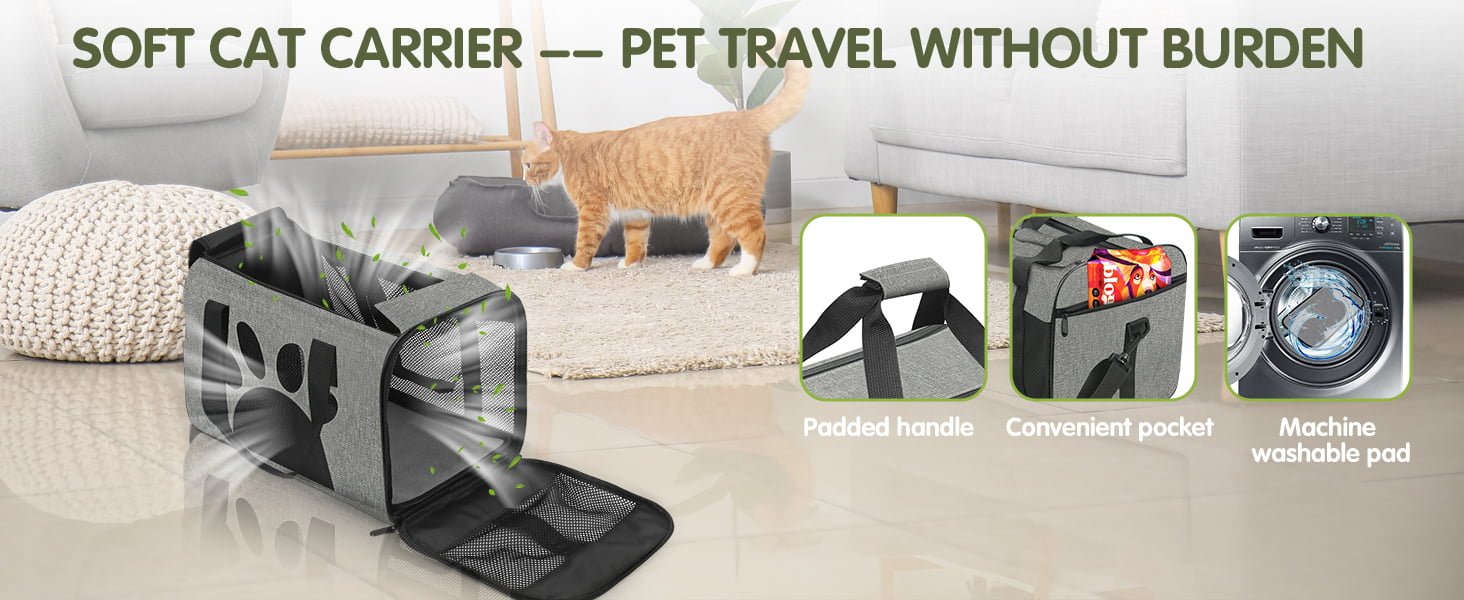 soft sided cat carrier