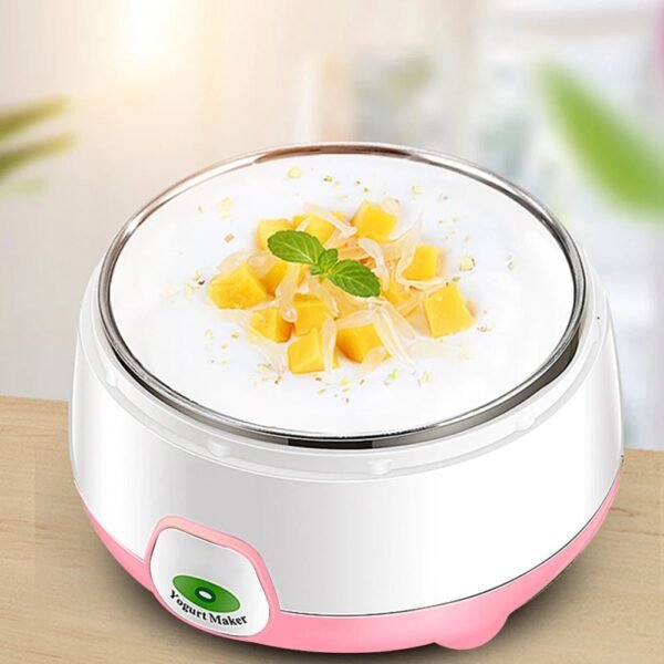 1L Cat Yogurt Maker with Stainless Steel Container Greek Yogurt Maker Machine