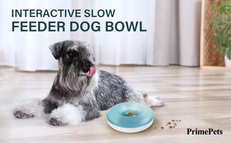 Slow Feeder Dog Bowl Interactive Wobble Dog Food Dispenser