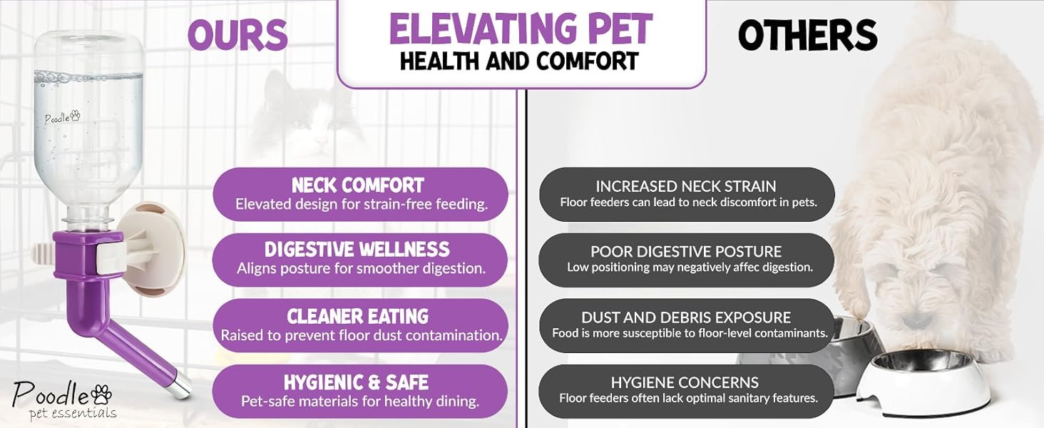 dog crate water bottle kennel water dispenser cute water dispenser