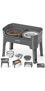 slow feeder dog raised bowl