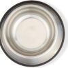 Basics Stainless Steel Non-Skid Pet Dog Water And Food Bowl, 2-Pack (10 x 2.8 Inches), Each Holds Up to 4 Cups