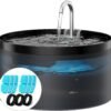Cat Water Fountain:108oz/3.2L Cat Fountain Super Silent Pet Water Fountain – Water Fountains for Cats Indoor – Faucet Cat Fountain – Quiet Water Pump – Suitable for Cats and Dogs