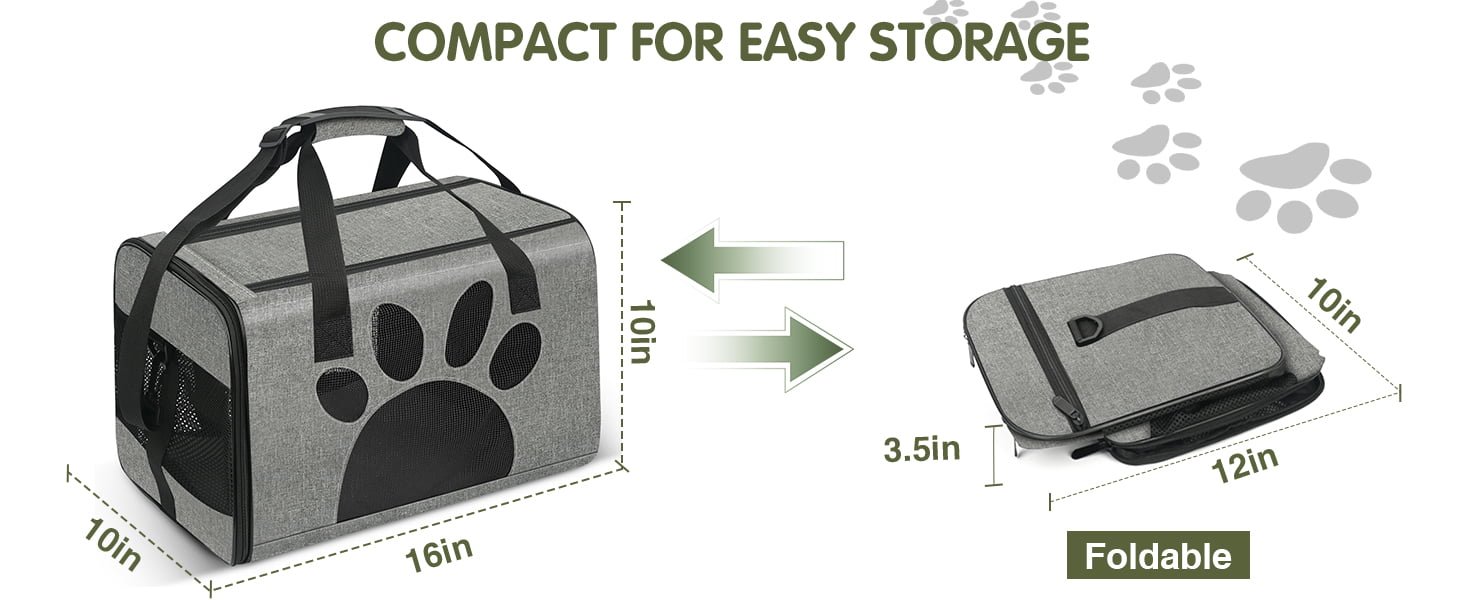 Soft-Sided Pet Carrier for Travel