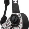 Pet Dog Sling Carrier Breathable Mesh Sling Bag Safe Hands Free Adjustable Dog Satchel for Small Dogs Cats to Outdoor Travel