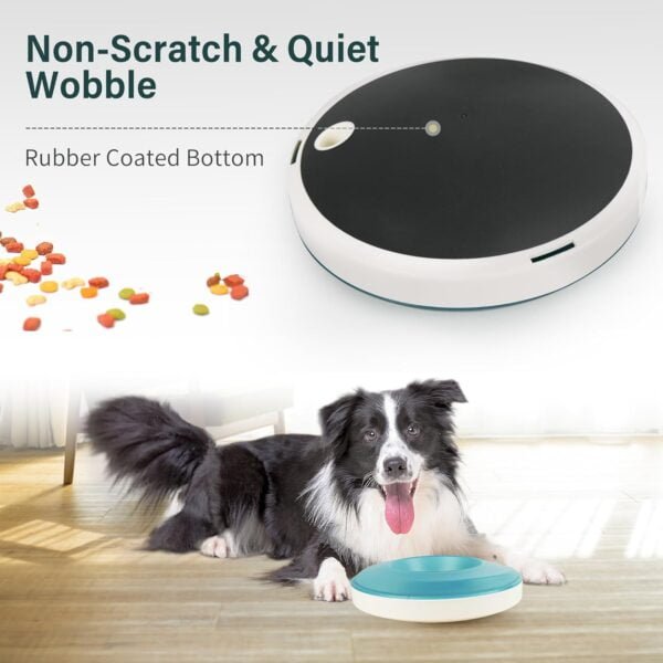 Pet Slow Feeder Bowls, Interactive Wobble Dog Food Dispenser, Treat Dispenser Toy, Pet Food Bowl for Dogs Cats Up to 3 Cups for Small, Medium and Large Dog
