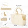 Dog Carrier Pet Bag Holds Up to 20lbs,Cotton Bag with Soft-Sided,Dog and Cat Carriers for Cats and Small Dogs,Carrier Airline Approved Pet Bag,Beige