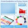 1270 Pcs Pet Supplies Include 1260 Dog Pet Waste Bags and 10 Dispenser, Plastic Leak Proof Dog Bags for Poop Tear Resistant Dog Trash Bags for Puppy Outdoor Walking Travel Supplies, 15 Pcs/Roll
