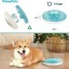 Pet Slow Feeder Bowls, Interactive Wobble Dog Food Dispenser, Treat Dispenser Toy, Pet Food Bowl for Dogs Cats Up to 3 Cups for Small, Medium and Large Dog