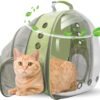 71zerPS-_nL._AC_SL1500 Cat Backpack/Cat Backpack Bubble Expandable Foldable Breathable for Small Medium Dogs Cats, Space Capsule Bubble Window Pet Carrier Backpack for Hiking, Travelling (Yellow)