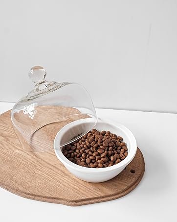 Pawkizz Replacement Ceramic Bowls, Dishwasher Safe Bowl for Cats and Puppy