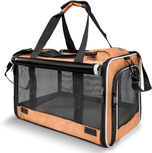 Pet Carrier for Large and Medium Cats, Soft-Sided Pet Carrier for Big Medium Cats and Puppy, Dog Carriers Cat Carriers Pet Privacy Protection Travel Carriers