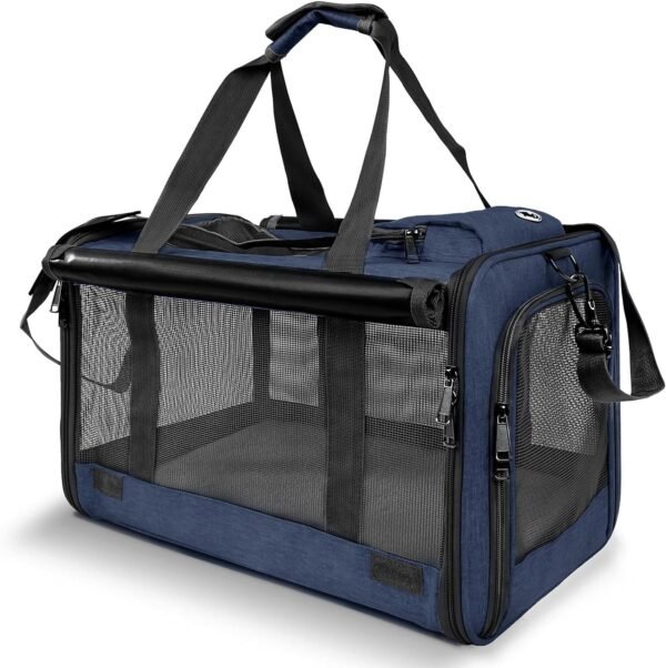 Pet Carrier for Large and Medium Cats, Soft-Sided Pet Carrier for Big Medium Cats and Puppy, Dog Carriers Cat Carriers Pet Privacy Protection Travel Carriers