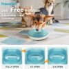 Pet Slow Feeder Bowls, Interactive Wobble Dog Food Dispenser, Treat Dispenser Toy, Pet Food Bowl for Dogs Cats Up to 3 Cups for Small, Medium and Large Dog