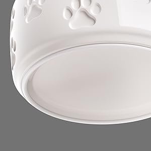 stoneware pet dish smal dog bowl cute dog treat jar ceramic pet feeder dog vowls ceramic double bowl