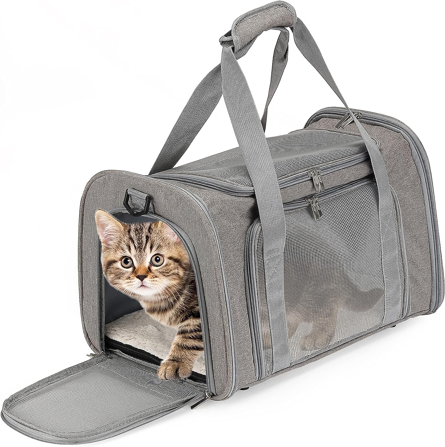 Pet Carrier, Soft Cat Carrier,Pet Travel Carrier, Dog Soft-Sided Carriers