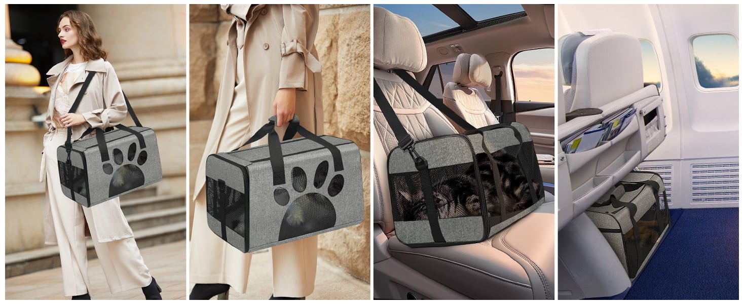 airline pet carrier under seat