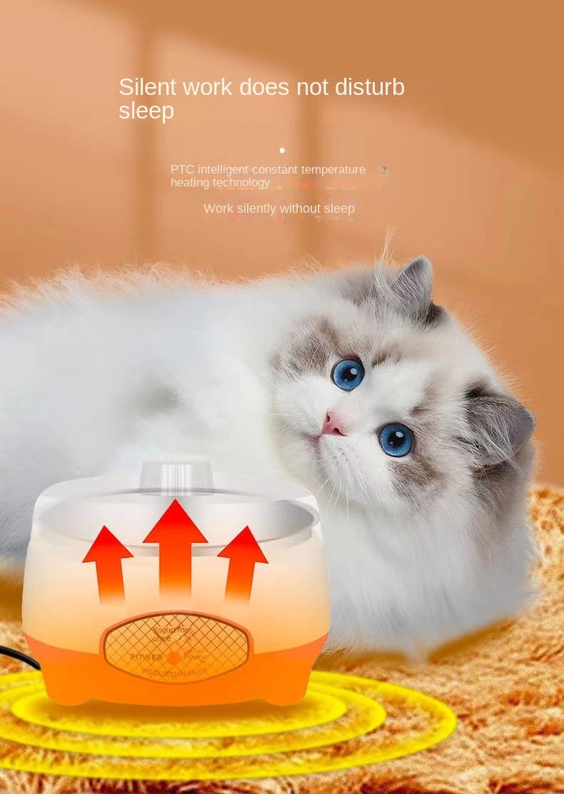 Cat Yogurt Maker Heated Dry Food Warm Drinking Water